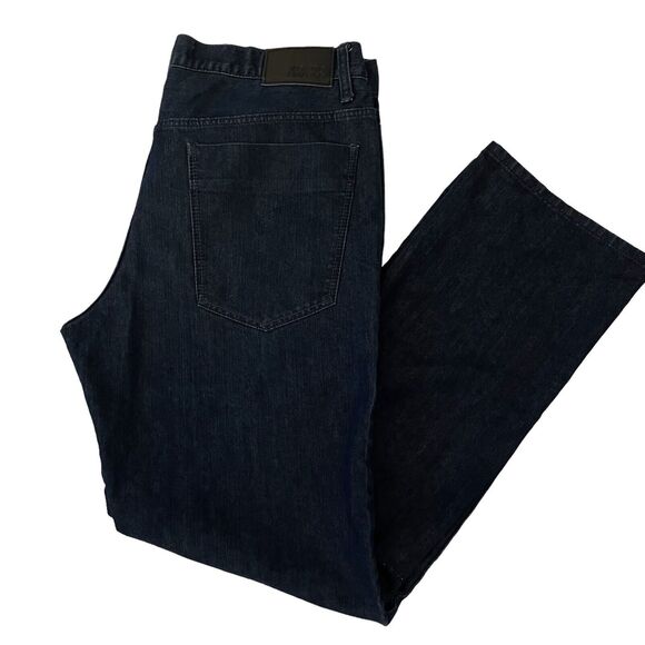 Mondo Dimarco Jeans Mens W36 Dark Blue Straight Leg Cotton Pants Denim 36 x 32 - Picture 1 of 16